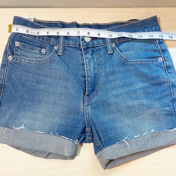 Levis Cutoff Denim Shorts - Picture 6 of 9